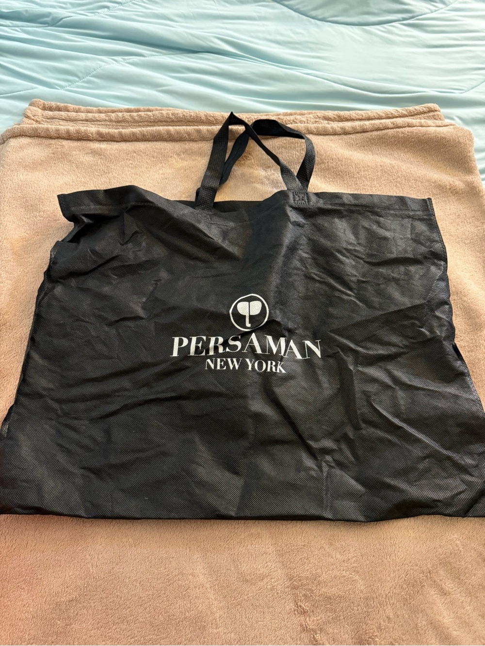 Persaman New York Metallic Orange Satchel with Top Handles - Picture 9 of 9
